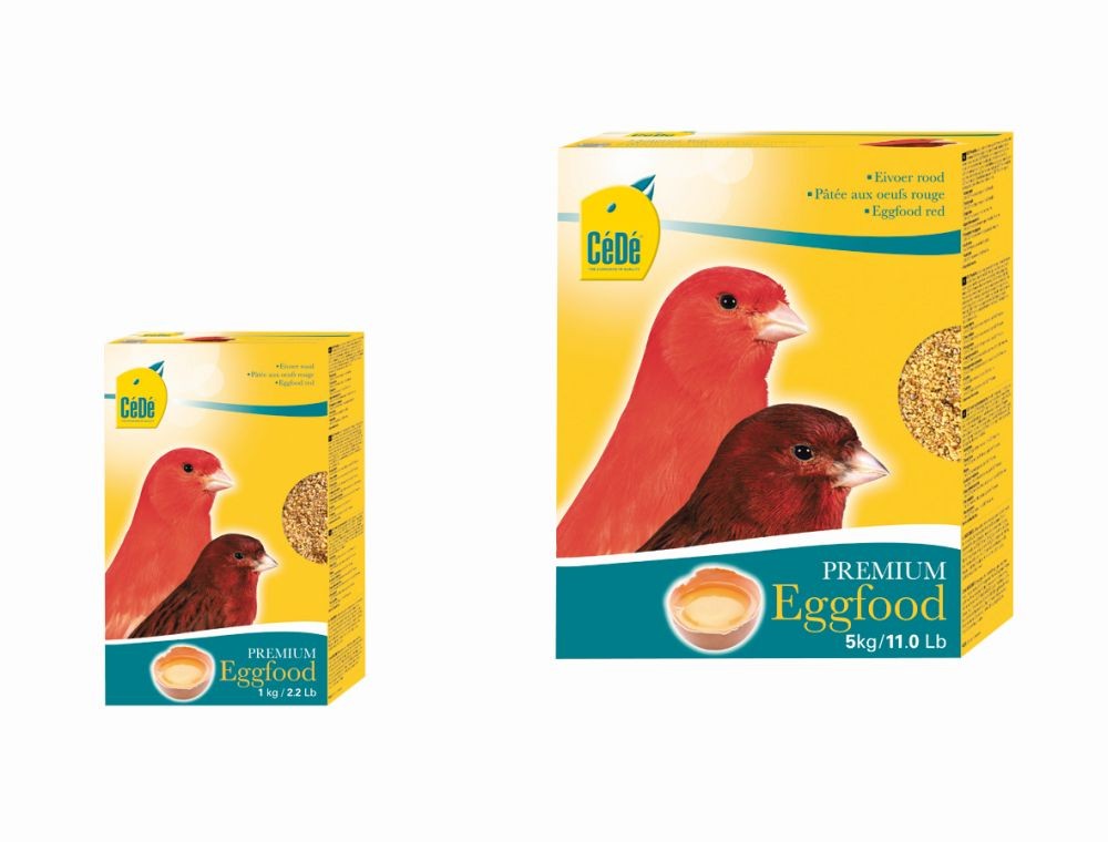 CeDe Hrana din ouă pentru canari | roșu | 5x1kg
