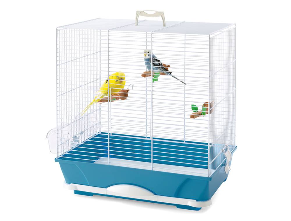 Colivie 'PRIMO 40' albastru 46 X 32 X 48 CM pentru păsări