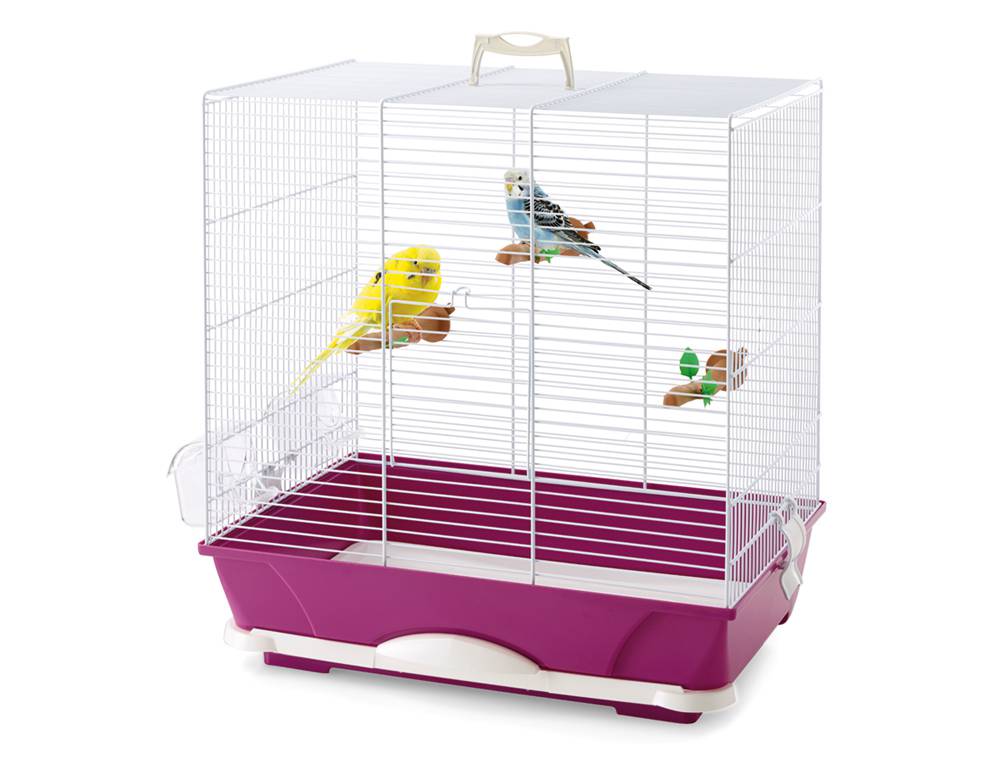 Colivie 'PRIMO 40' roșu 46 X 32 X 48 CM pentru păsări