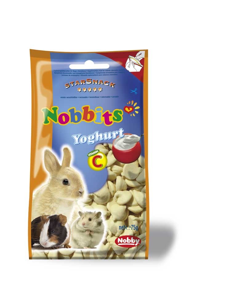 Suplimente pentru rozătoare 'NOBBITS YOGHURT' | 75 G