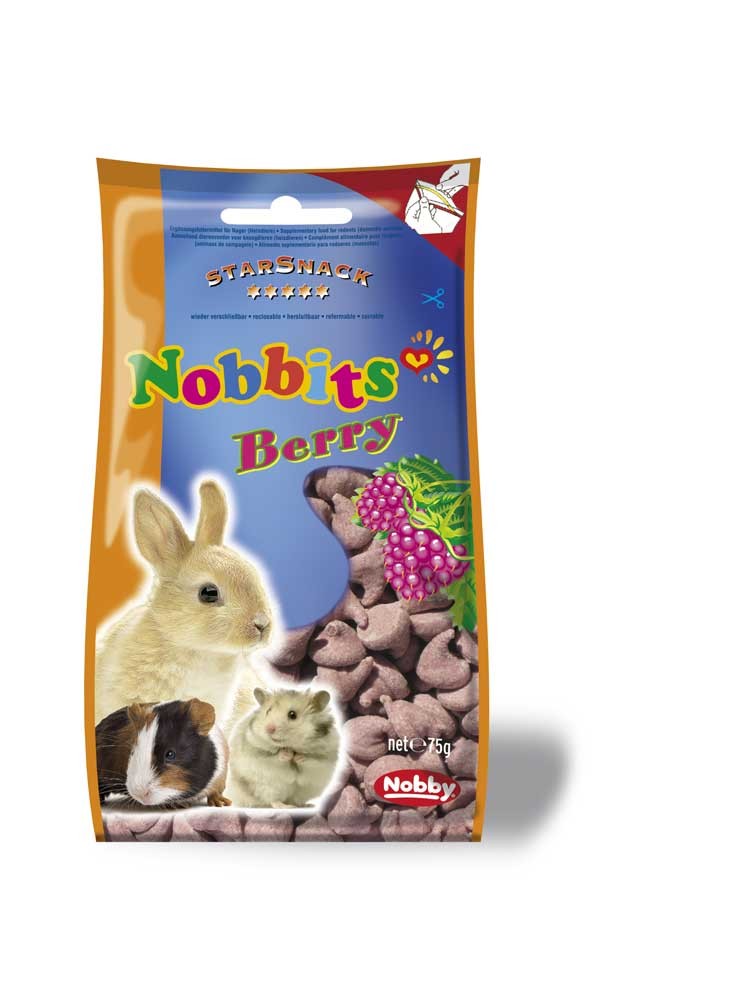 Suplimente pentru rozătoare 'NOBBITS BERRY' | 75 g