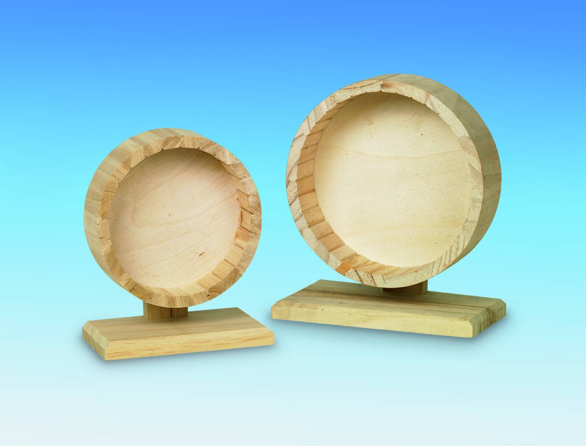 ROATĂ DIN LEMN, ?17CM pentru rozătoare