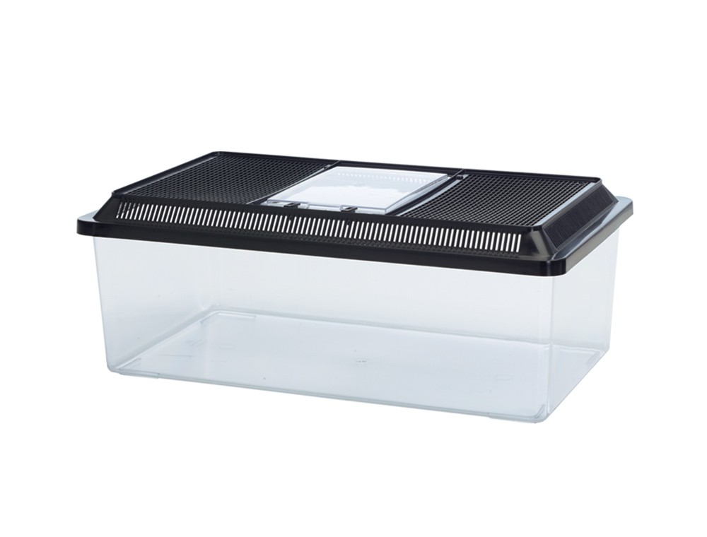 Recipient pentru pești / reptile FAUNA-BOX II | negru | 50,5 x 30,5 x 18 cm | 18,0 L