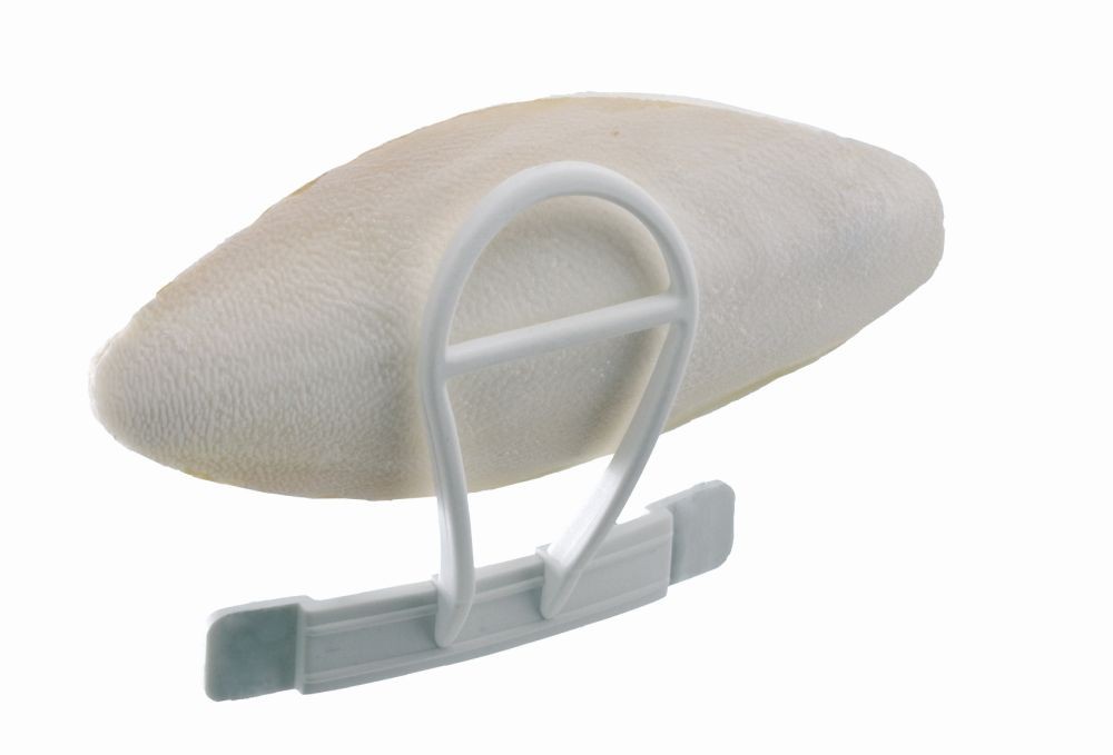 Suport din plastic pentru os de sepie | alb