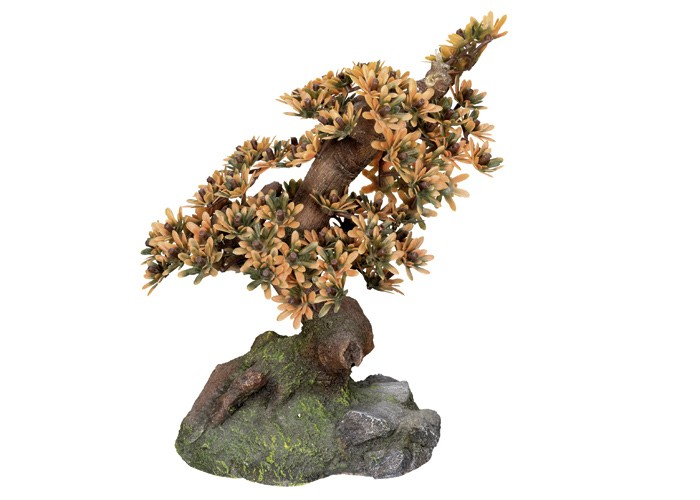 Ornament pentru acvariu | 'BONSAI' | L10,5 X W16 X H19 CM