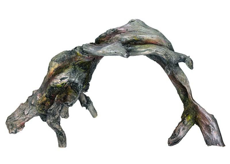 Ornament pentru acvariu | 'WOOD' | L28,5 X W12,5 X H15 CM