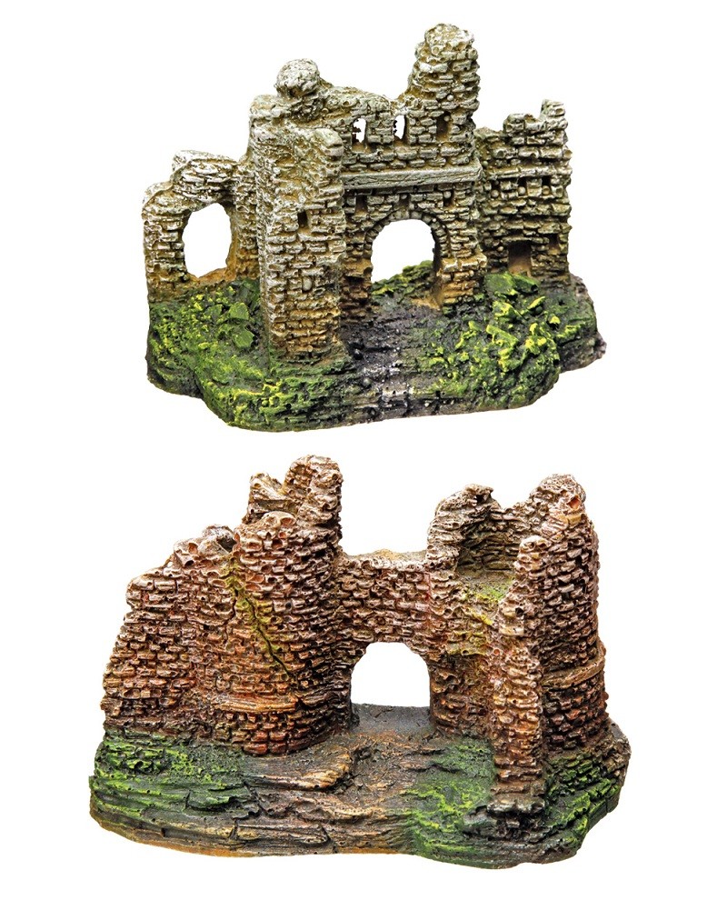 Ornament pentru acvariu | 'CASTLES' | asortate | 8-10 CM | 6 buc.