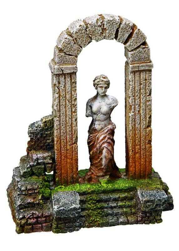 Ornament pentru acvariu | GREEK STATUE | L11,5 X W6 X H13,7 CM