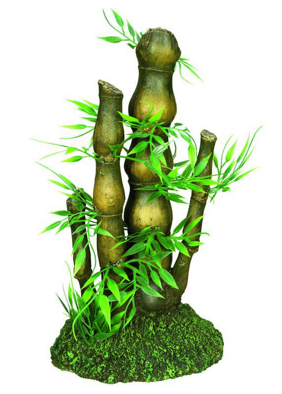 Ornament pentru acvariu | BAMBOO | L12,5 X W10,5 X H24 CM