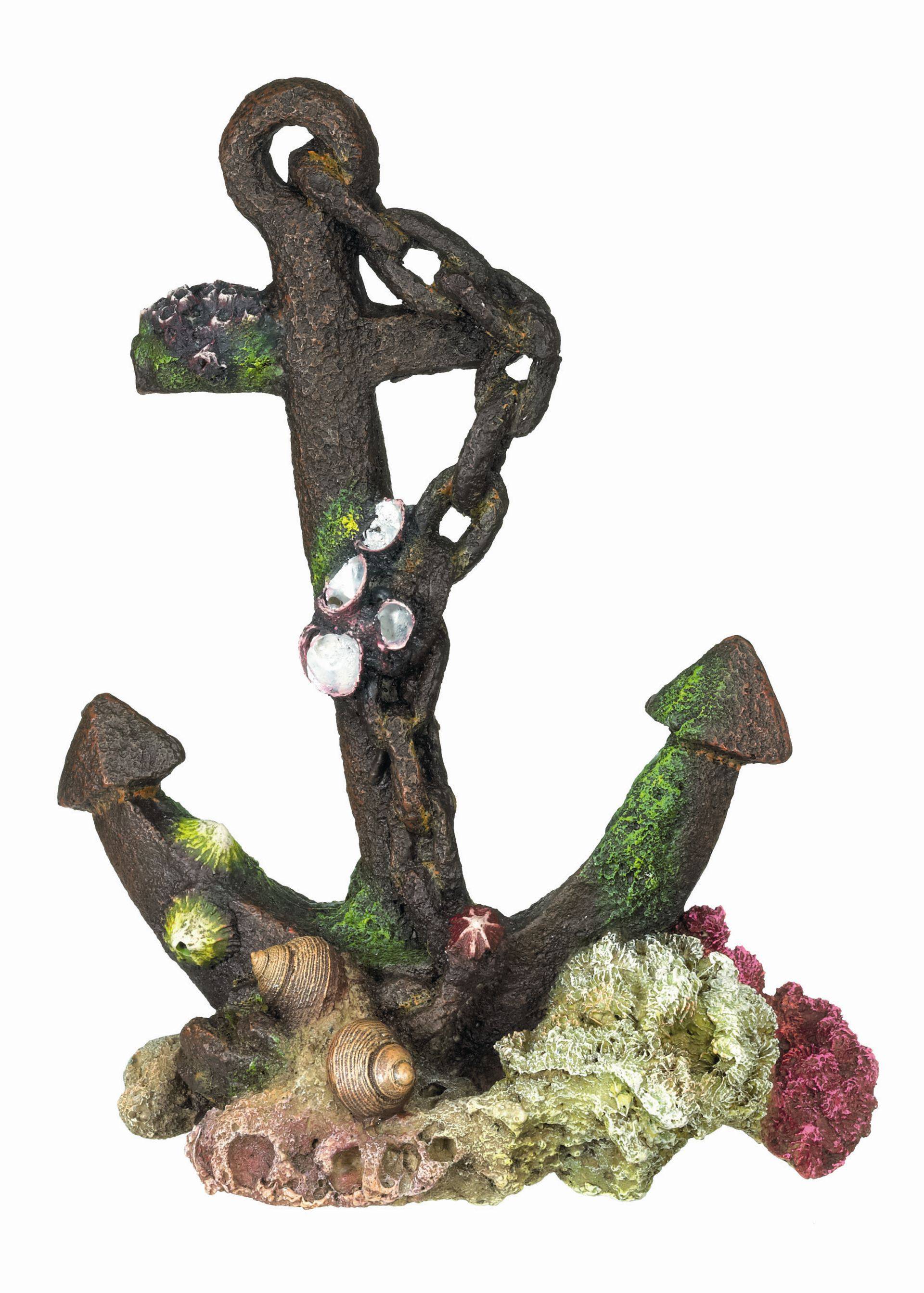 Ornament pentru acvariu | 'ANCHOR' | L18 X W11 X H23 CM