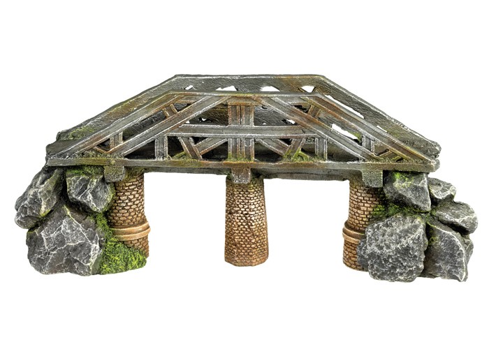Ornament pentru acvariu | BRIDGE | L32,5 X W10 X H13 CM