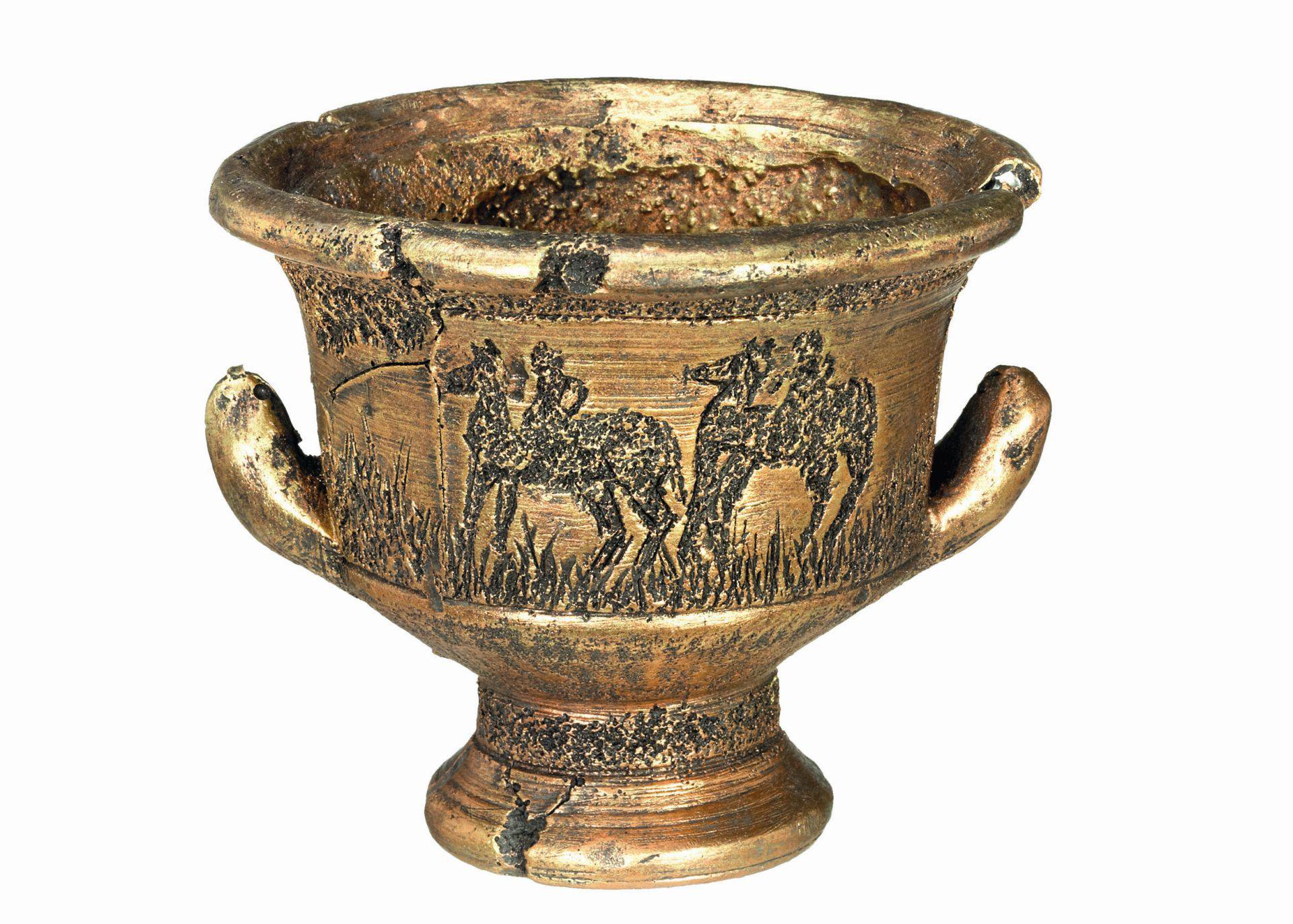 Ornament pentru acvariu | 'POT' | L12,2 X W12,2 X H10,5 CM