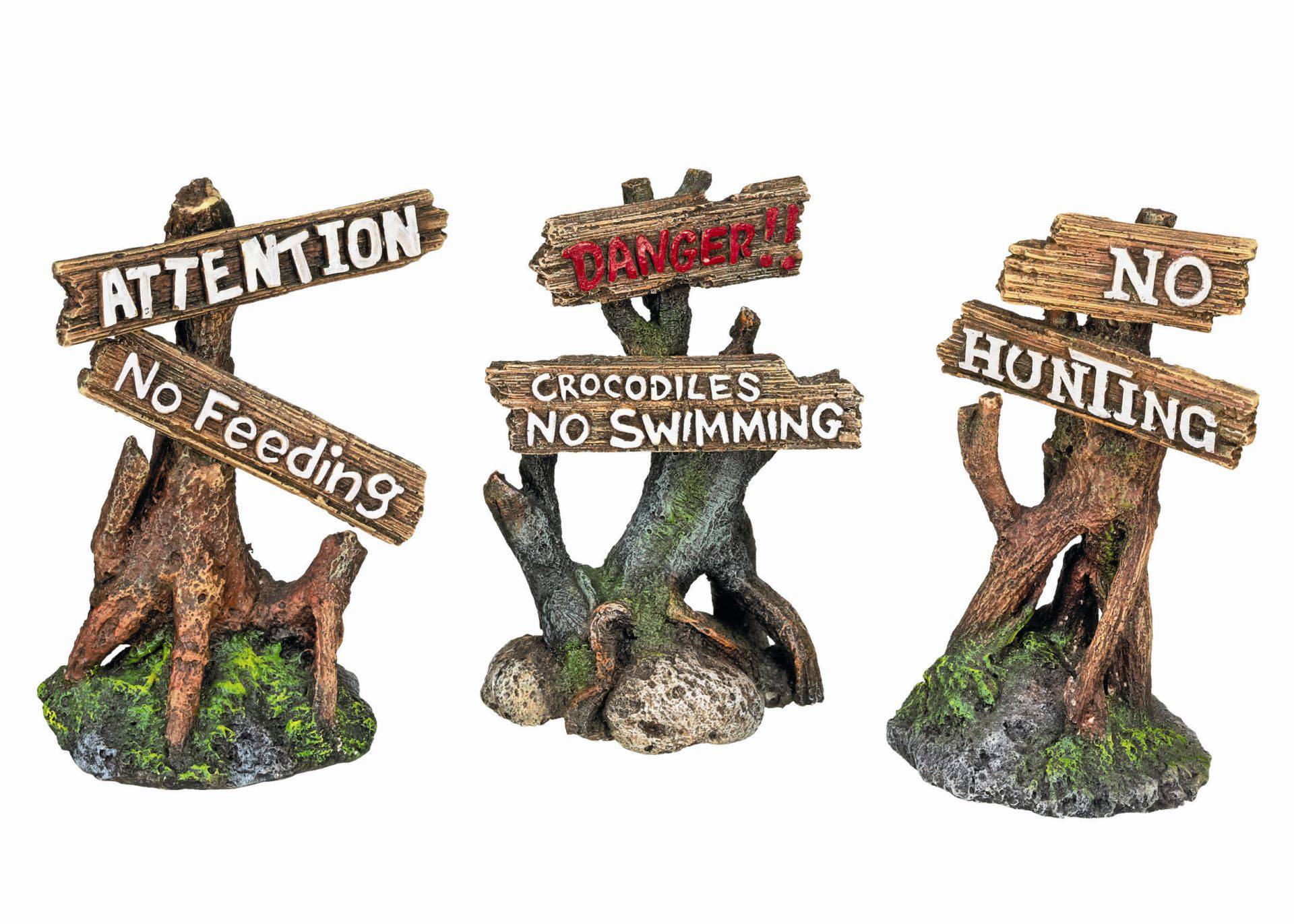 Ornament pentru acvariu | WOODEN SIGNBOARD (NO ...)