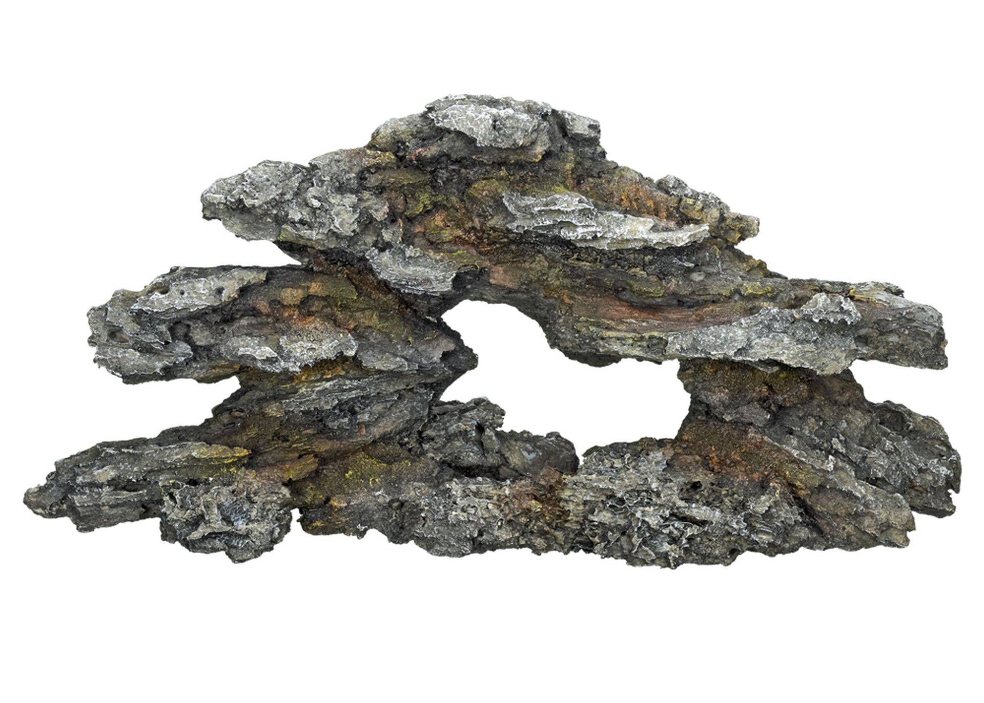 Ornament pentru acvariu | 'STONE-WOOD' | L34,0 X W10,5 X H16,0 CM