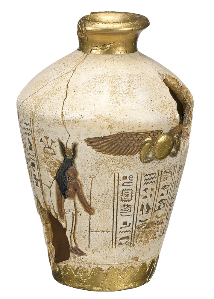 Ornament pentru acvariu | EGYPTIAN JAR | L12,0 X W12,0 X H17,5 CM