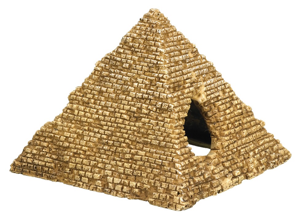 Ornament pentru acvariu | 'PYRAMIDE' | L10,5 X W10,0 X H 8,0 CM