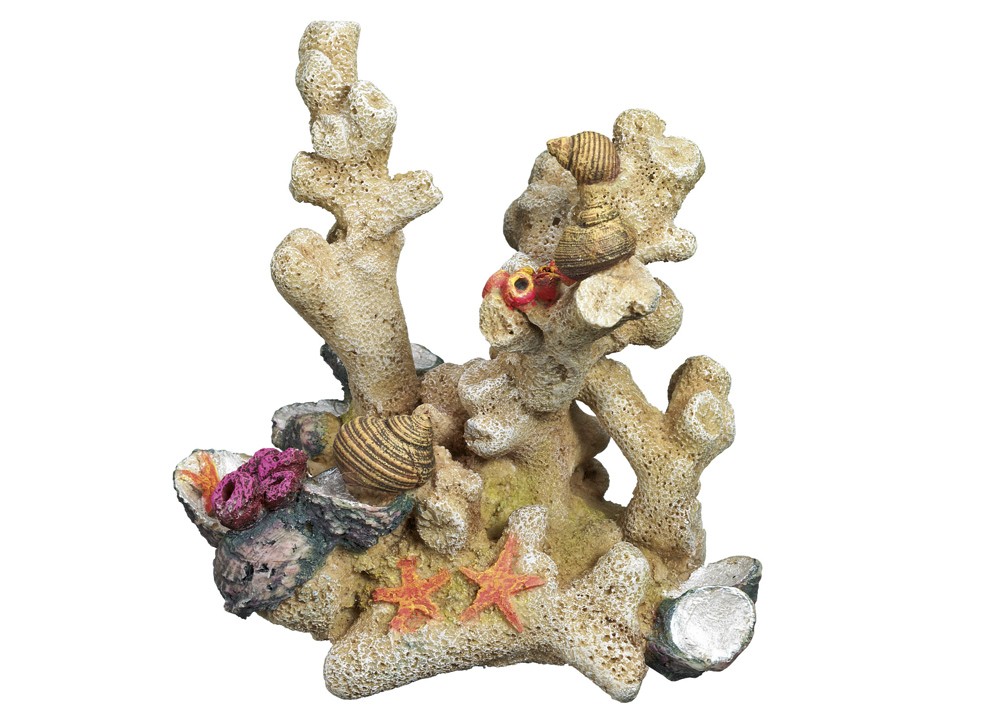 Ornament pentru acvariu 'CORAL' | 13,0 x 9,5 x 14,0 cm