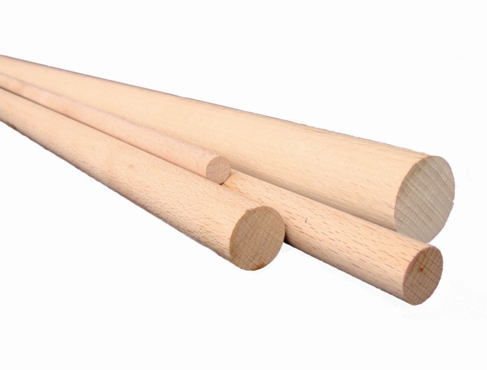 Bara de odihnă din lemn de fag, 1 m; 8 mm pentru păsări