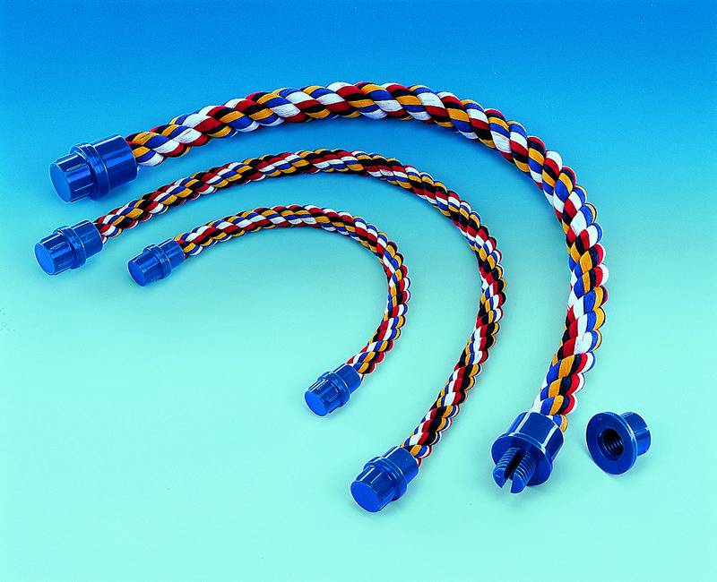 SITTING ROPE MULTICOLORAT MIC; L: 36 CM; ? 18 MM pentru păsări