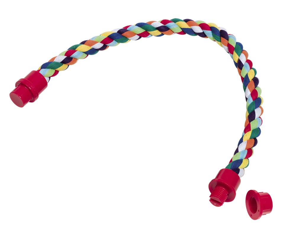 SITTING ROPE, MULTICOLORAT MARE; L: 72 CM; ? 30 MM pentru păsări