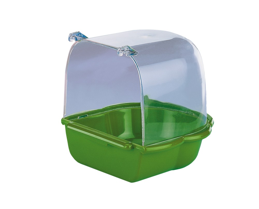 Baie pentru păsări | verde | 13,0 x 12,5 x 13 cm
