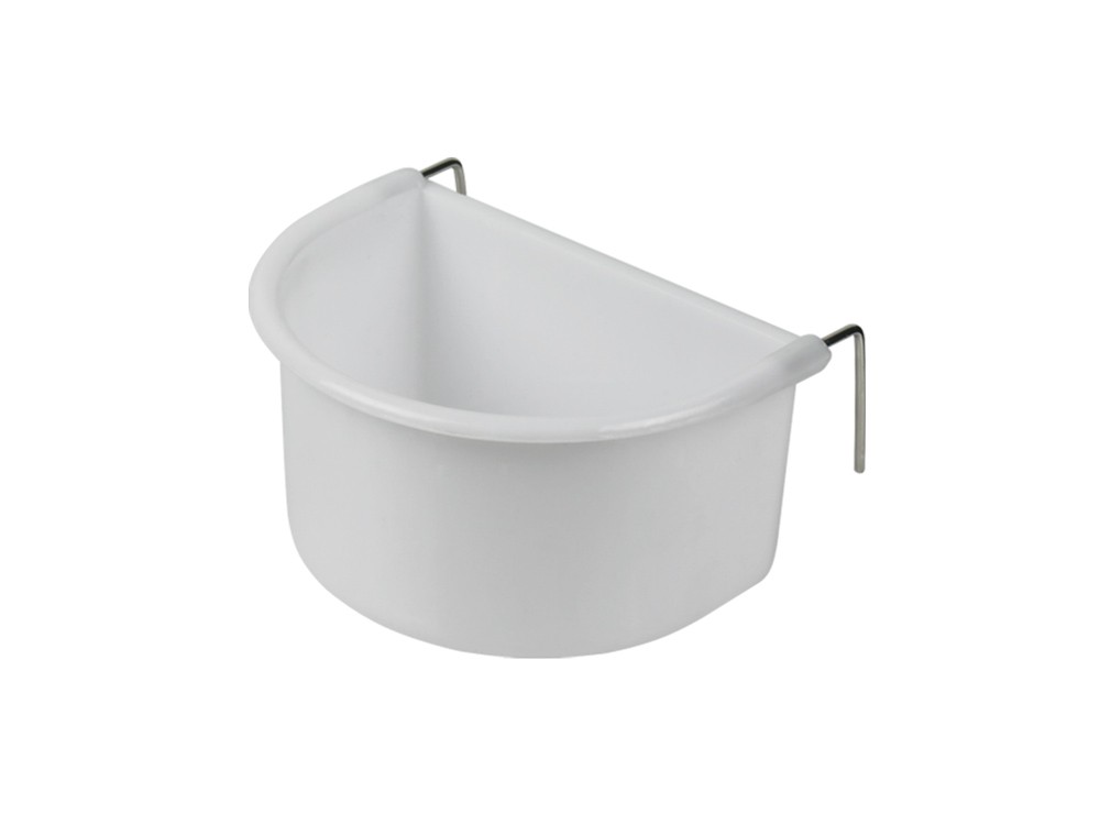 Adapatoare cu carlig din metal pentru pasari | alb | 225 ML