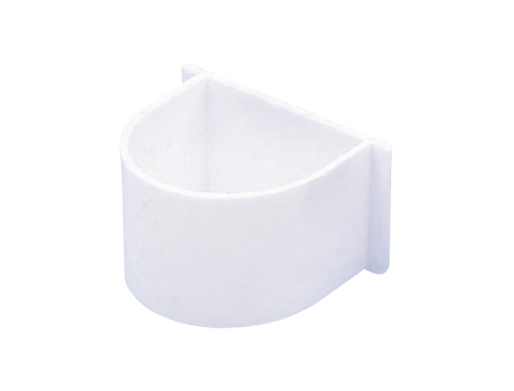 Castroane pentru păsări ovale, albe