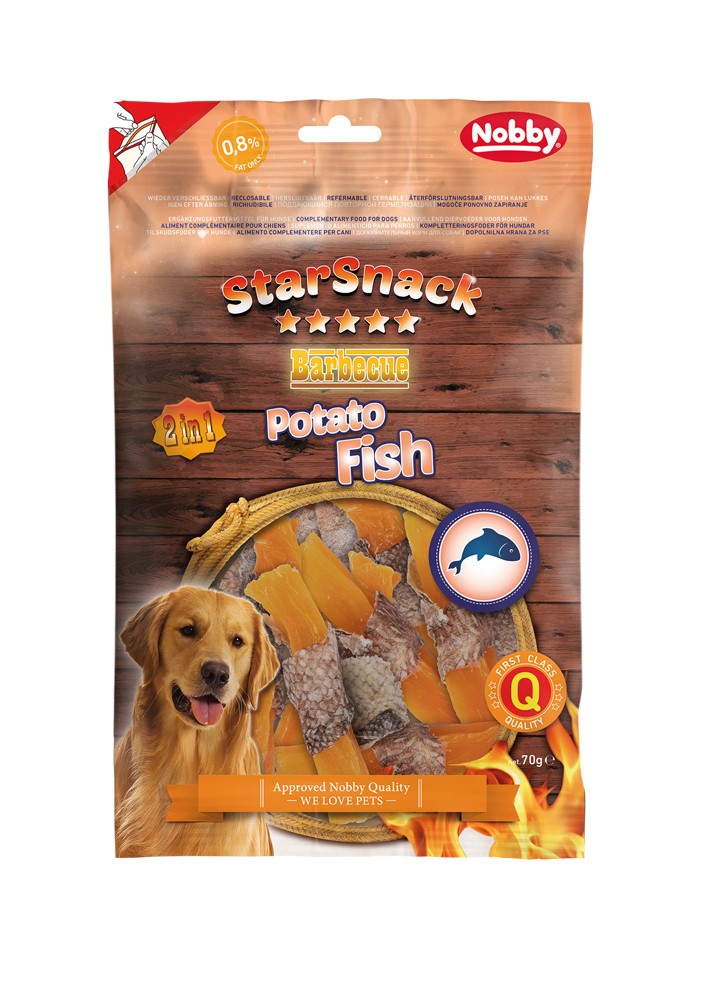 StarSnack Barbecue Pește cu cartofi ca. 70 g