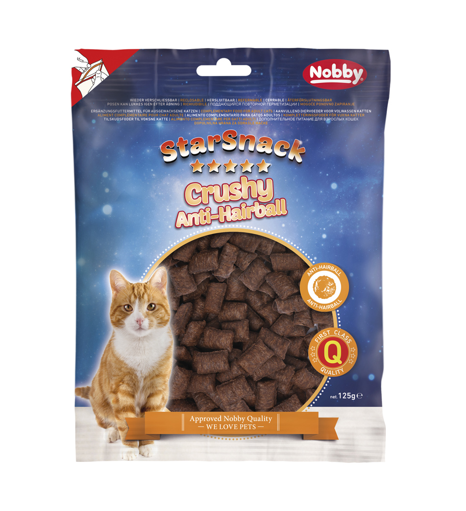 Recompense pentru pisici; StarSnack Crushy Anti-Hairball 125 g