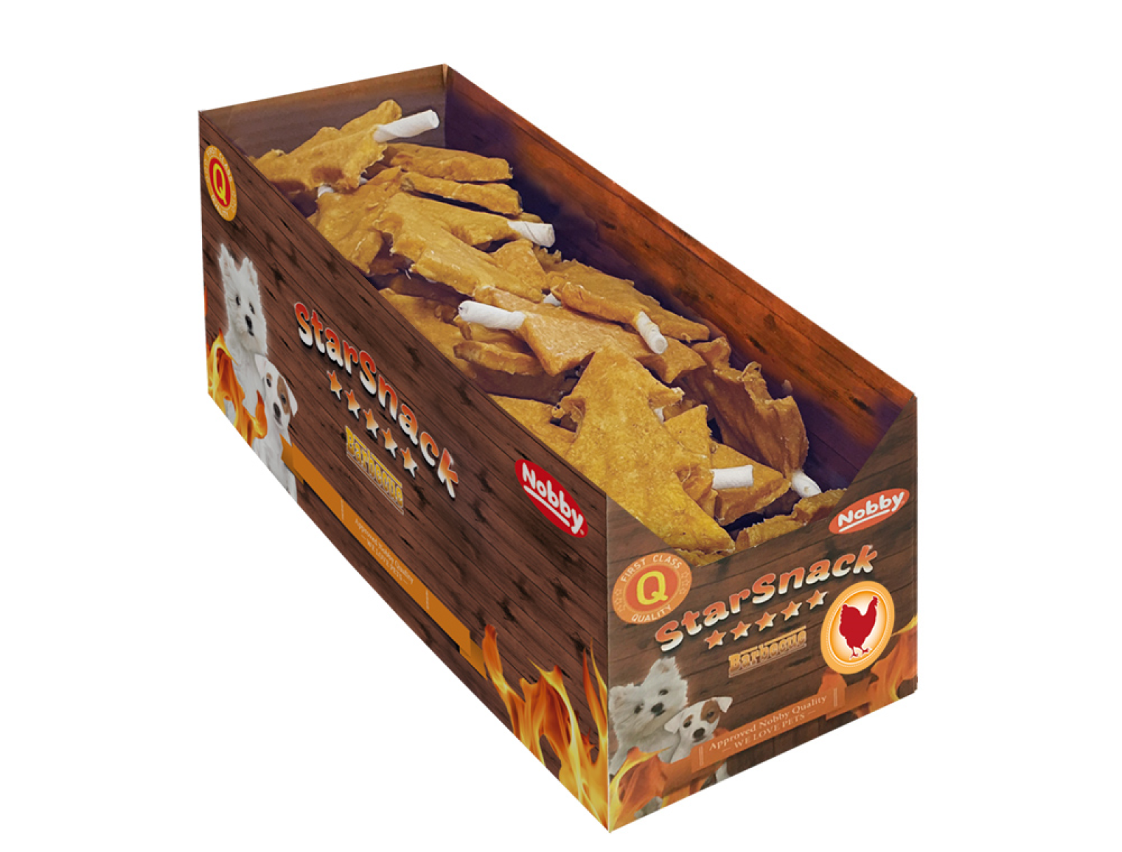 StarSnack Snackuri cu pui în formă de brad de Crăciun | Display 2,5 kg pentru câini