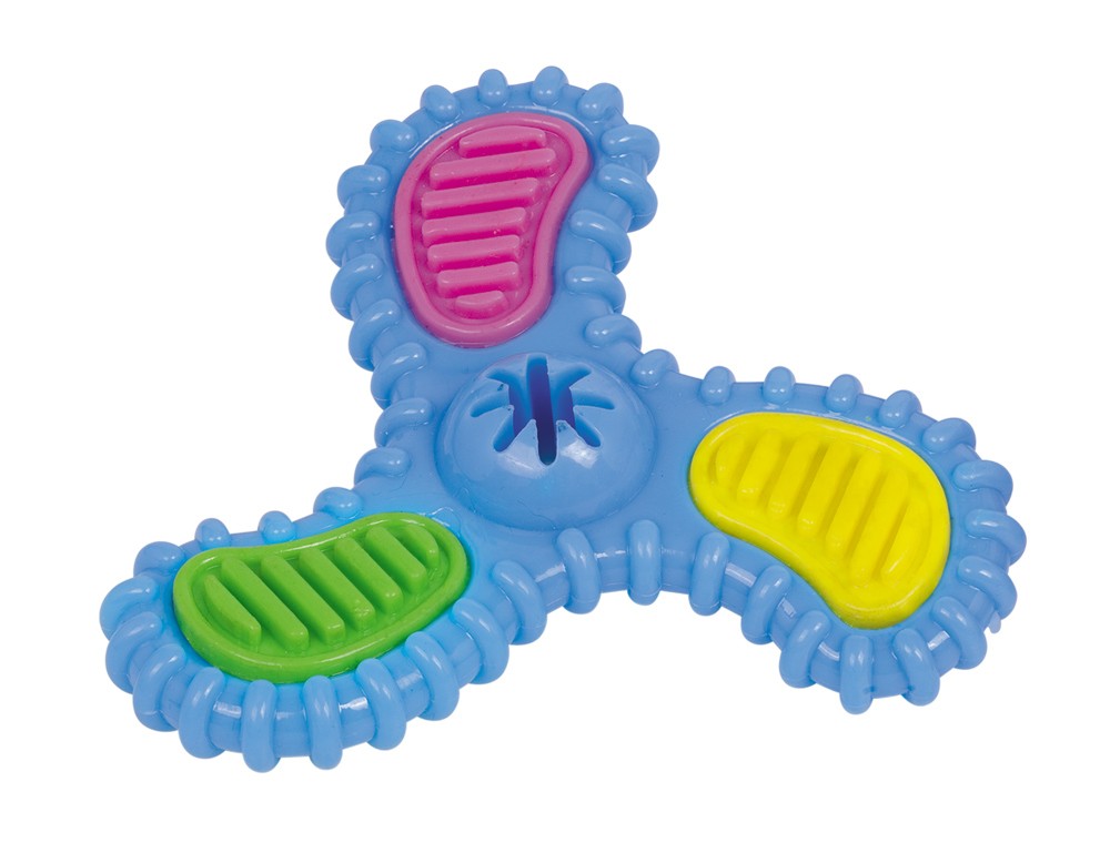 TPR FLY-DISC, MULTICOLOR 12,5 CM pentru câini