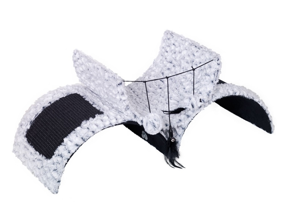 SCRATCH BOARD 'BRIDGE', GRI / NEGRU 71 X 30 X 31 CM