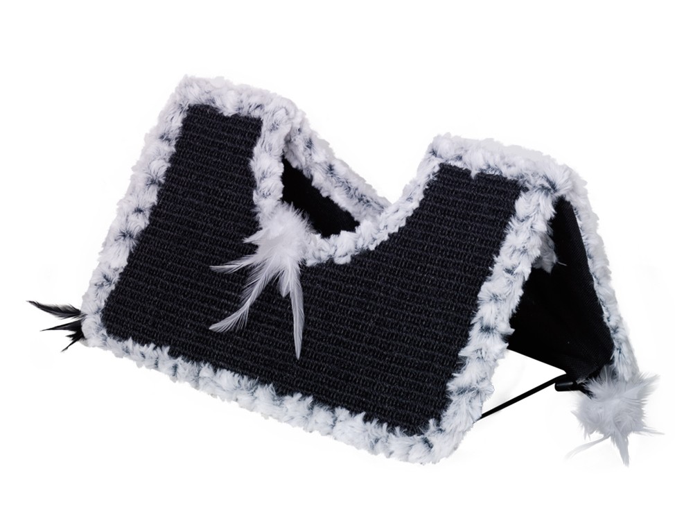 PLACA DE ZGÂRIAT 'ROOF', GRI / NEGRU 44 X 22 X 20 CM