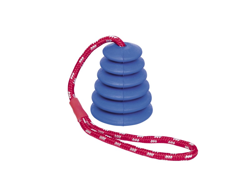 TPR GONG 'RIFLE', ALBASTRU 8,5 CM pentru câini