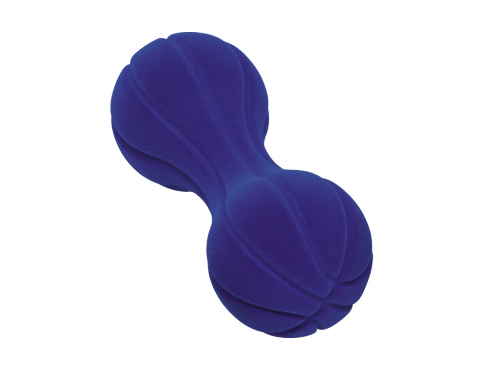 TPR DUMBBELL 'FLOCKING', ALBASTRU 15,0 CM pentru câini