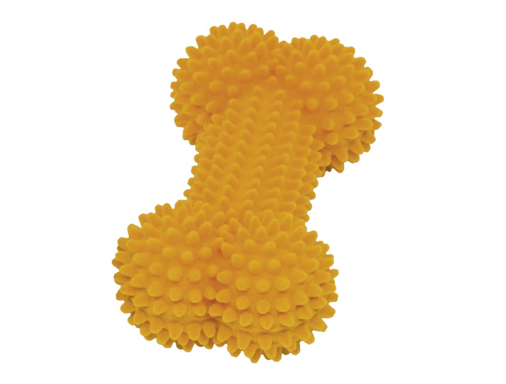 Os TPR cu țepi 'FLOCKING', portocalie 15,0 cm pentru câini