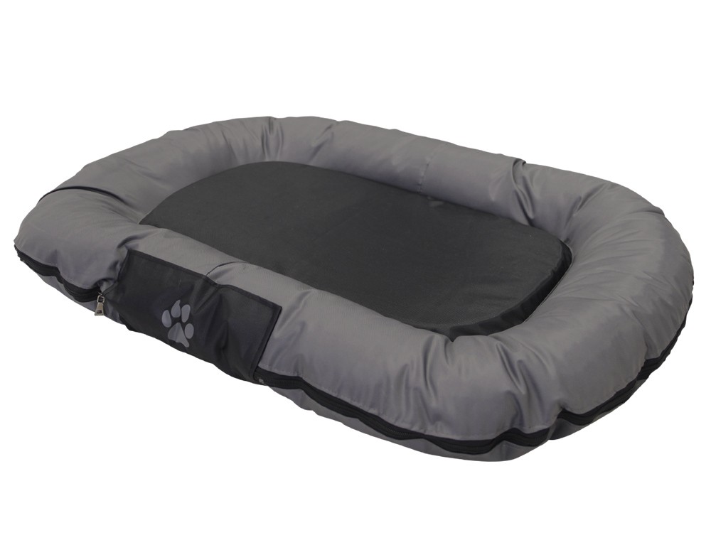 Saltea pentru câini Classic 'RENO' | negru | l x b x h: 80 x 58 x 10 cm