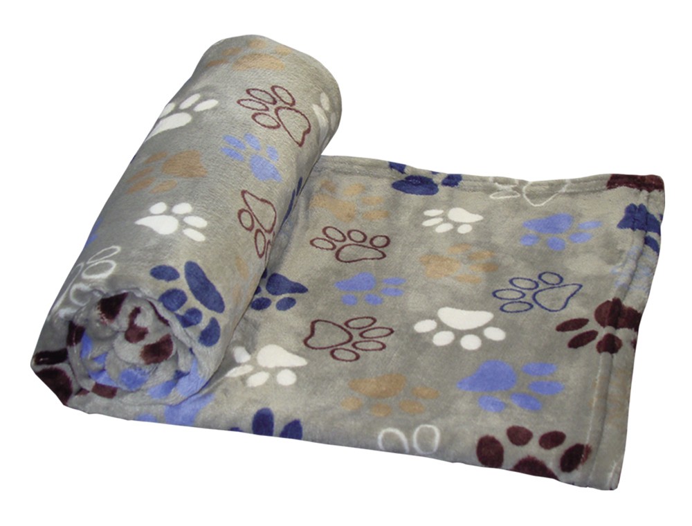 Pătură 'LISSI' Classic | l x w: 100 x 150 cm | gri deschis pentru câini