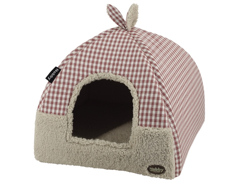 Peștera square 'XAVER' | roșu | L x W x H: 40 x 40 x 35 cm