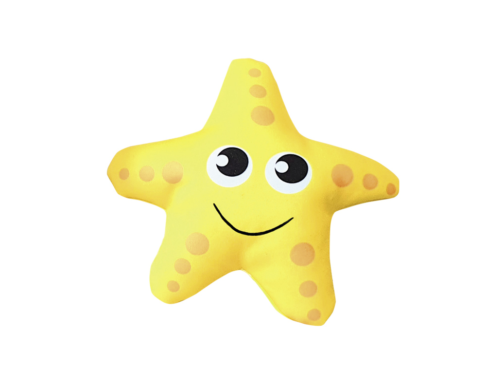 Stea de mare 'Floating' pentru câini | 16 cm | galben