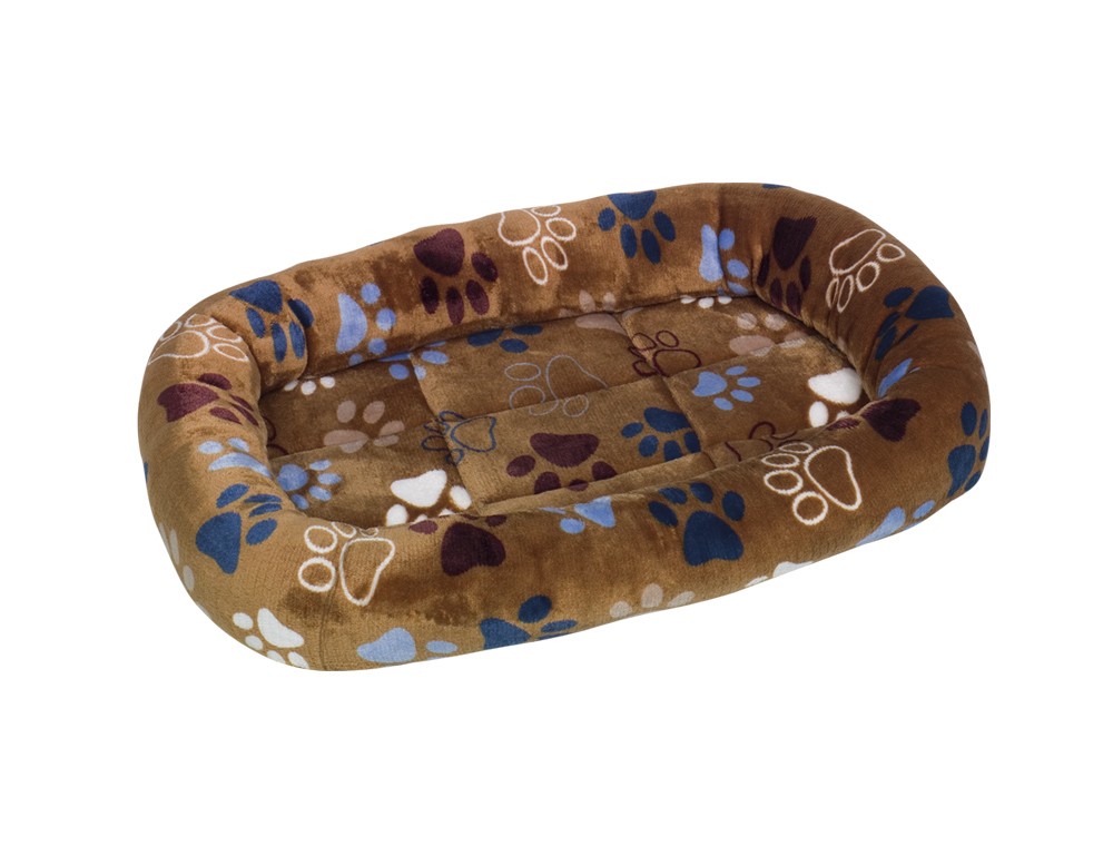 Culcuș oval pentru câini 'LISSI' | l x w x h: 88 x 68 x 8 cm | maro