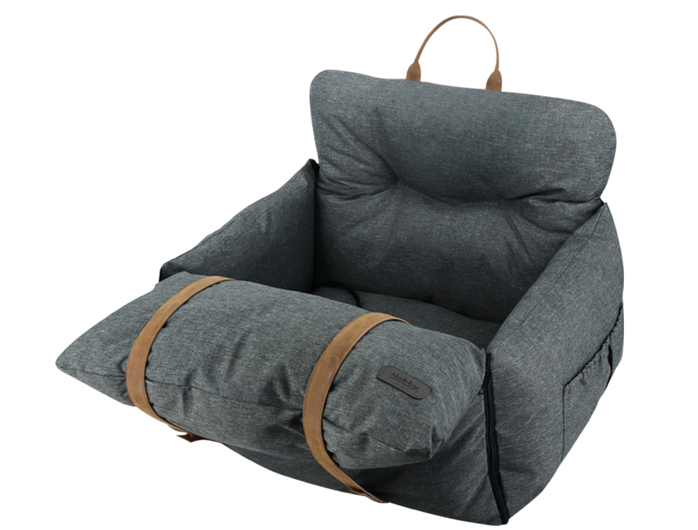 Pat pentru câini 'BENA' | l x w x h: 60 x 50 x 43 cm | gri