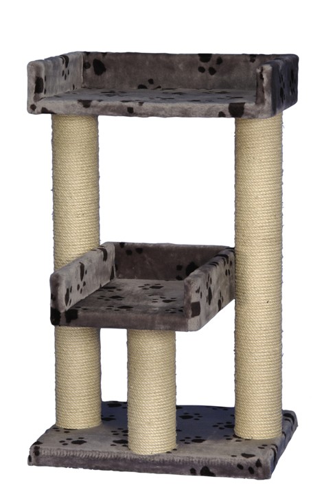 Ansamblu de joaca pentru pisici 'CHITA' | gri cu labute