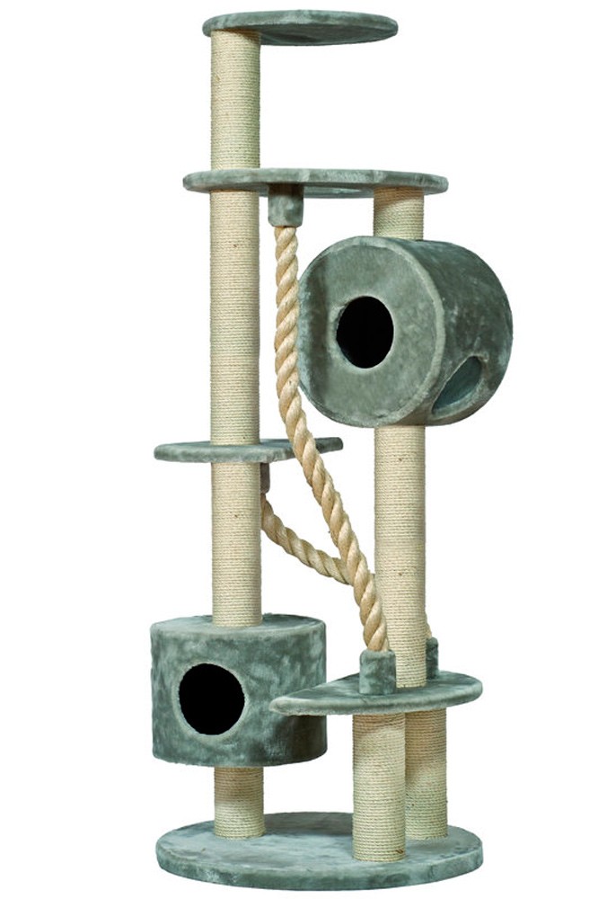 Ansamblu de joacă pentru pisici 'YUMA', gri deschis