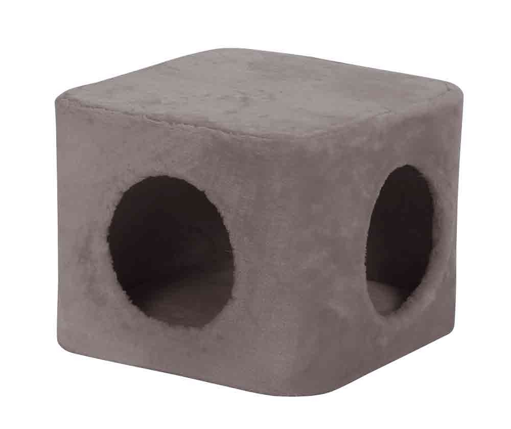 STARSYSTEM CAVE SQUARE 'DE LUXE', GRI CALD 38 X 38 X 30 CM