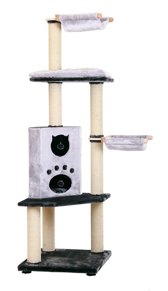 Ansamblu de joacă pentru pisici 'SAVERI' | gri / antracit
