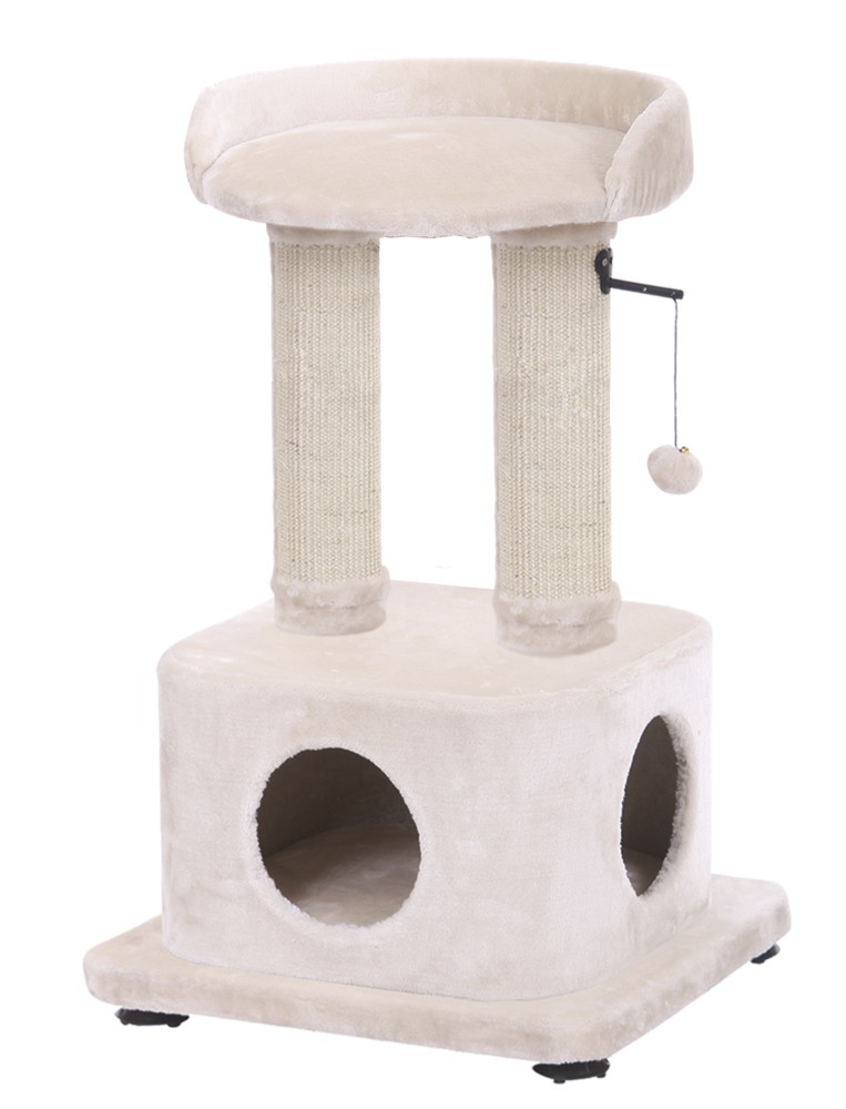 Ansamblu de joacă pentru pisici | 'GRETA' | bej