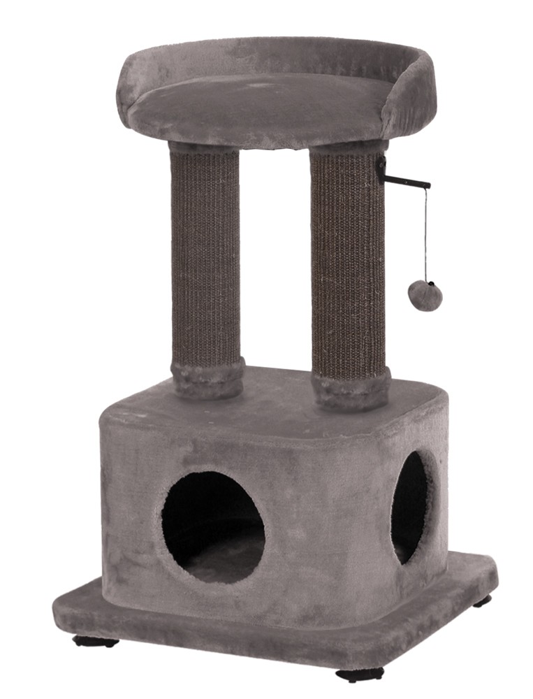 Ansamblu de joacă pentru pisici | 'GRETA' | gri deschis