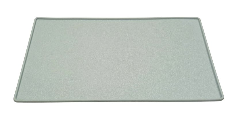 Covoraș din TPE pentru castron | 'Pura' | 44 x 28,5 cm | gri