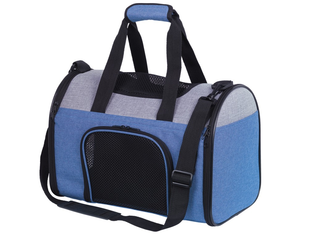 cușcă de transport pentru câini 'JANU' | 41 x 24 x 29 cm | albastru